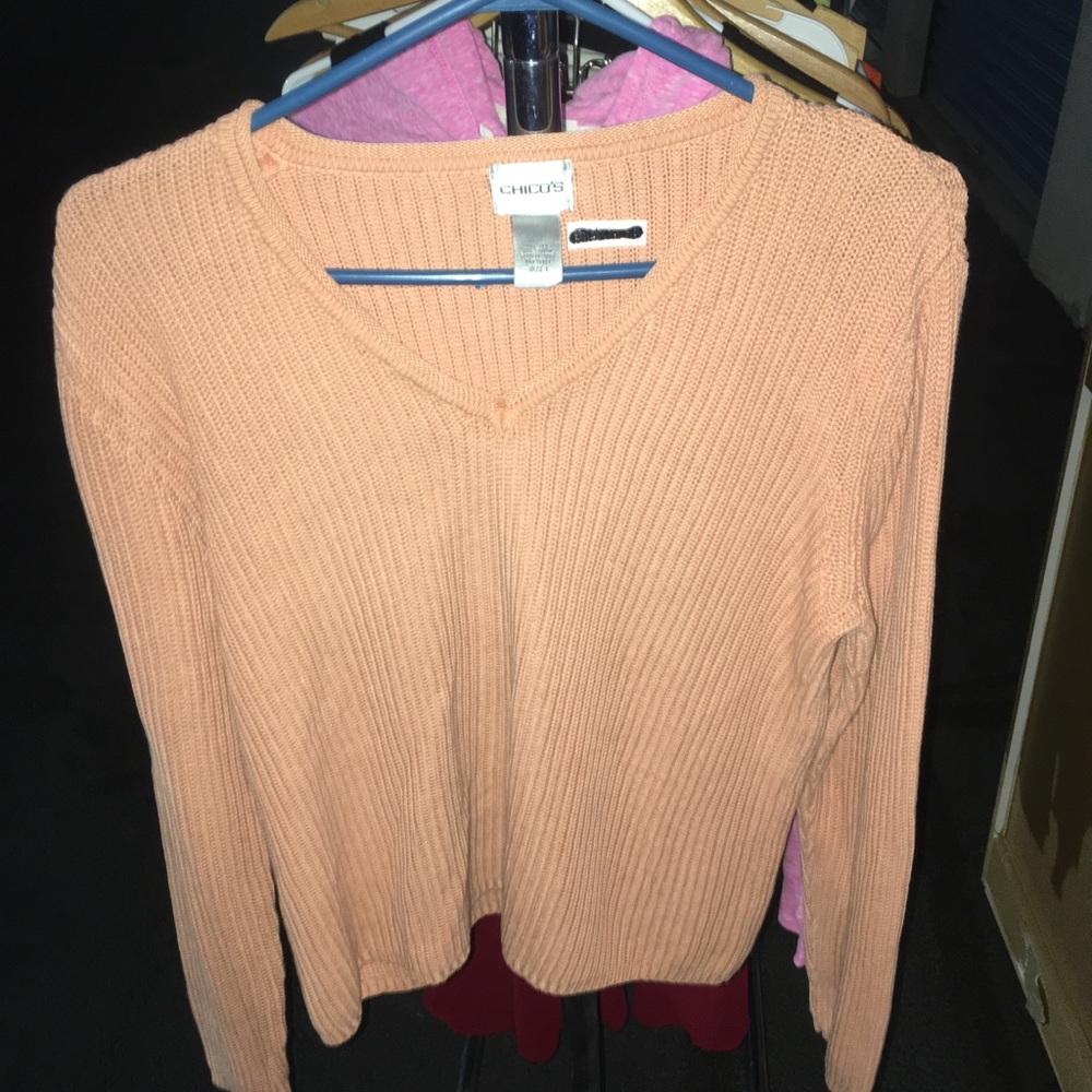 Beige V-Neck